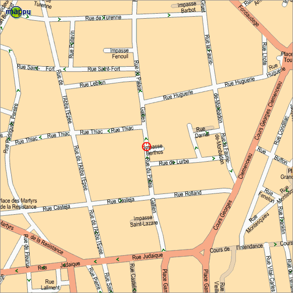 Cliquez dessus pour accder au site directement au site Mappy...